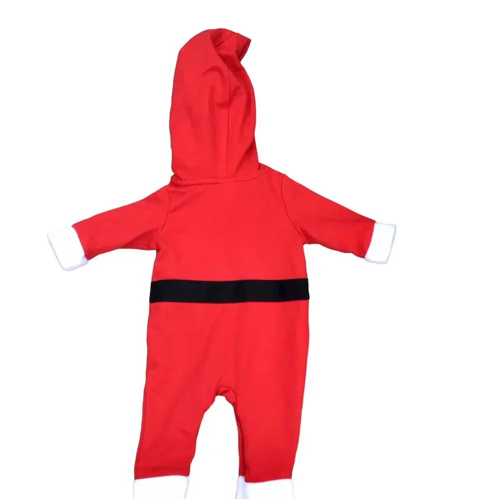 Boy's Santa Onesie Cat & Jack Sz 0-3M